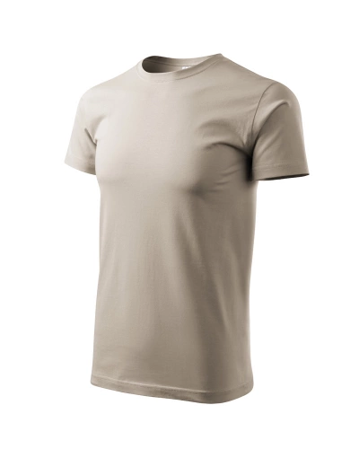 Unisexové tričko HEAVY NEW - ledově šedé