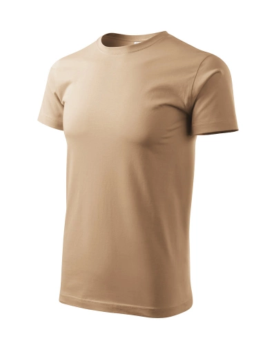 Unisexové tričko HEAVY NEW - pískové