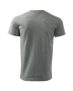 Pánské tričko Basic - tmavě šedý melír