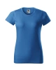 Dámské tričko BASIC - azurově modré