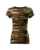 Dámské tričko PURE - camouflage brown