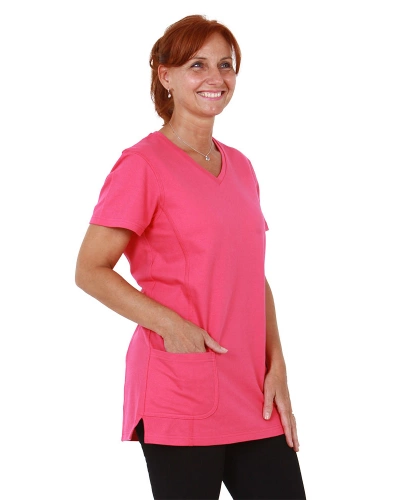 Dámské pracovní triko ADITTA - růžové