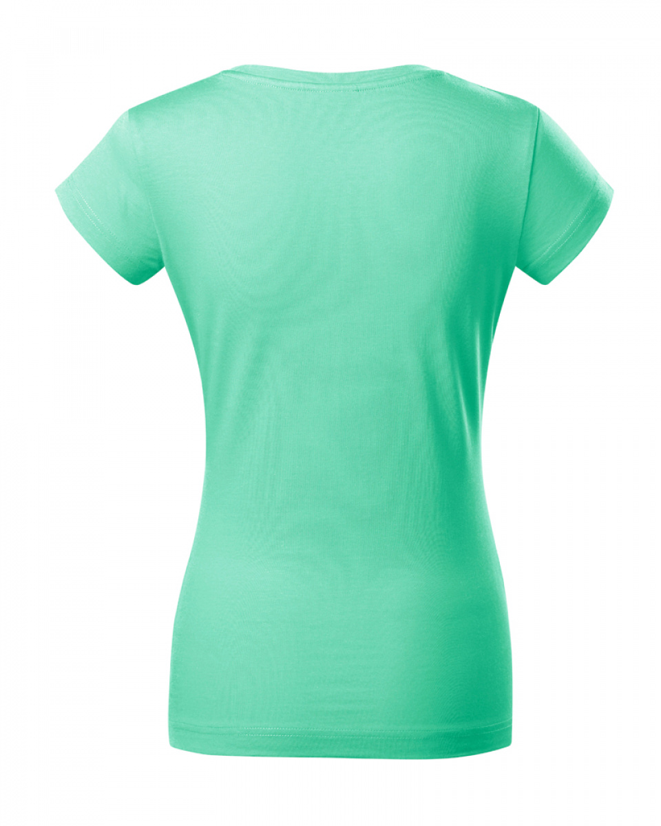 Triko dámské FIT V-NECK 162 - XS-XXL - mátová - thumb (2)