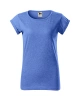 Dámské tričko FUSION - modrý melír