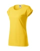 Dámské tričko FUSION - žlutý melír