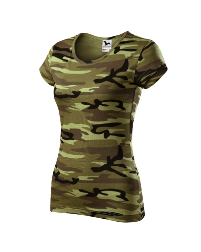 Dámské tričko PURE - camouflage green